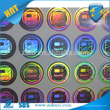 Strong Permanent Adhesive holographic anti scratch pvc